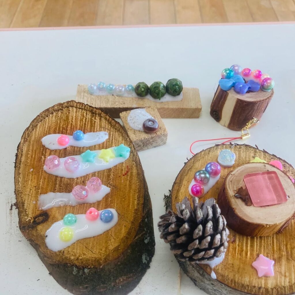 岡山県真庭市久世の保育園で環境教育イベント