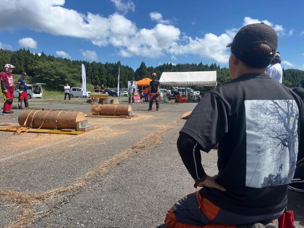 九州伐木チャンピオンシップ出場